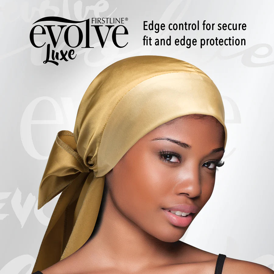 #1770 Evolve Satin Edge Wrap Scarf Champagne (6PC)