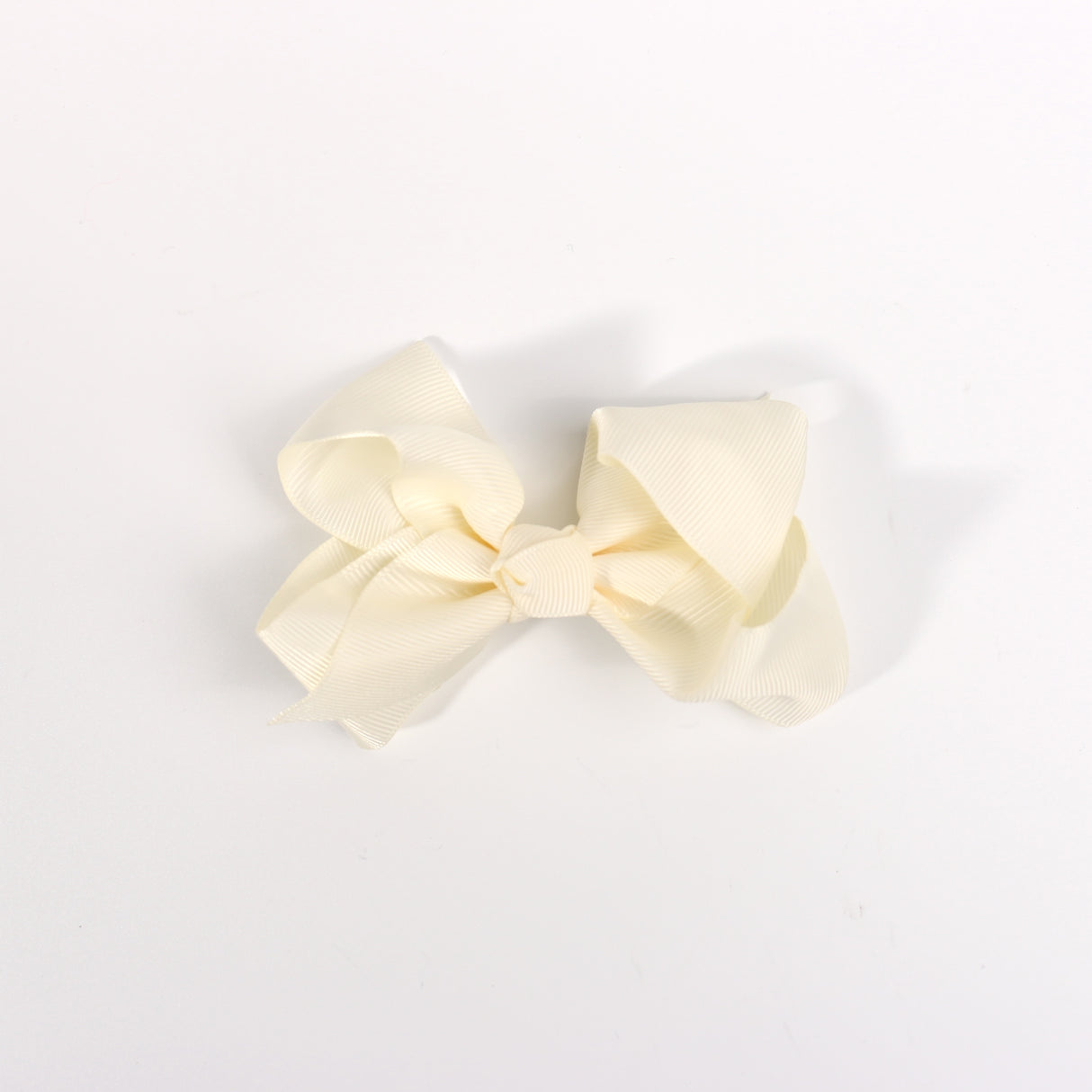 SMALL HAIRBOW IVORY #ELC1364IVO (24PC)