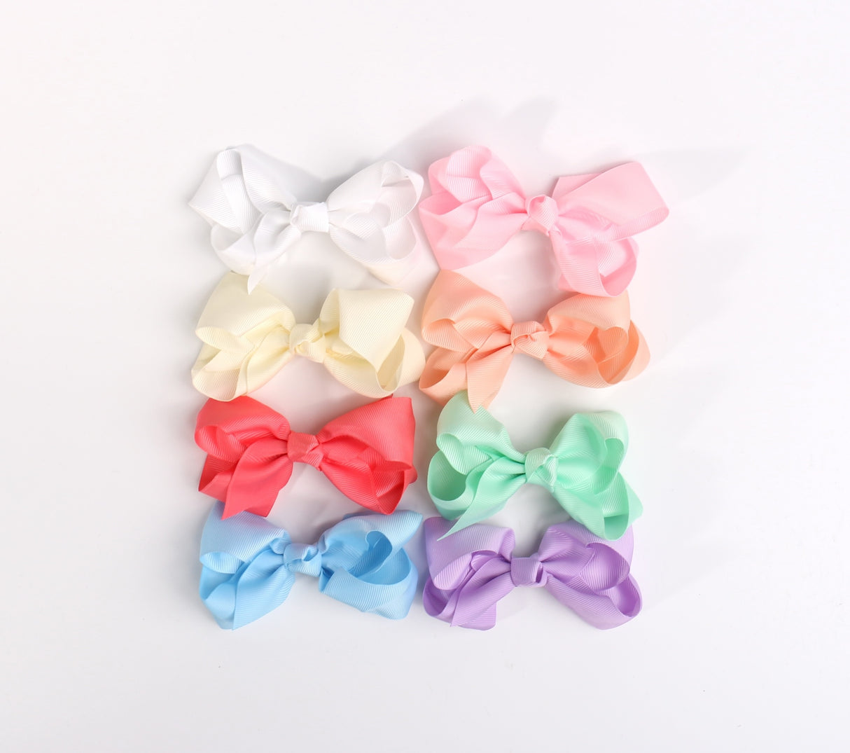 SMALL HAIRBOW PASTEL MIX #ELC1364P (24PC)