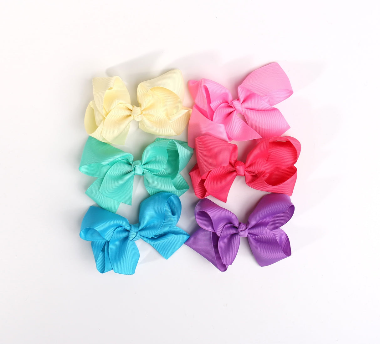 SMALL HAIRBOW BRIGHT PASTEL MIX #HPN471613X (24PC)
