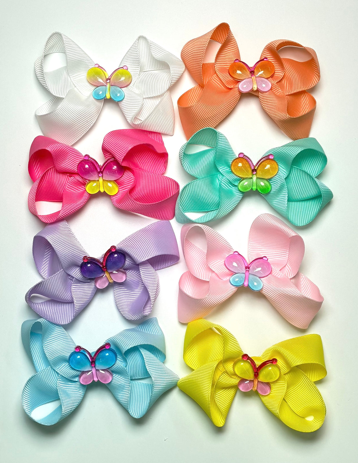 Fashion Butterfly Design Small Hairbows #MKC4880 (24PC)