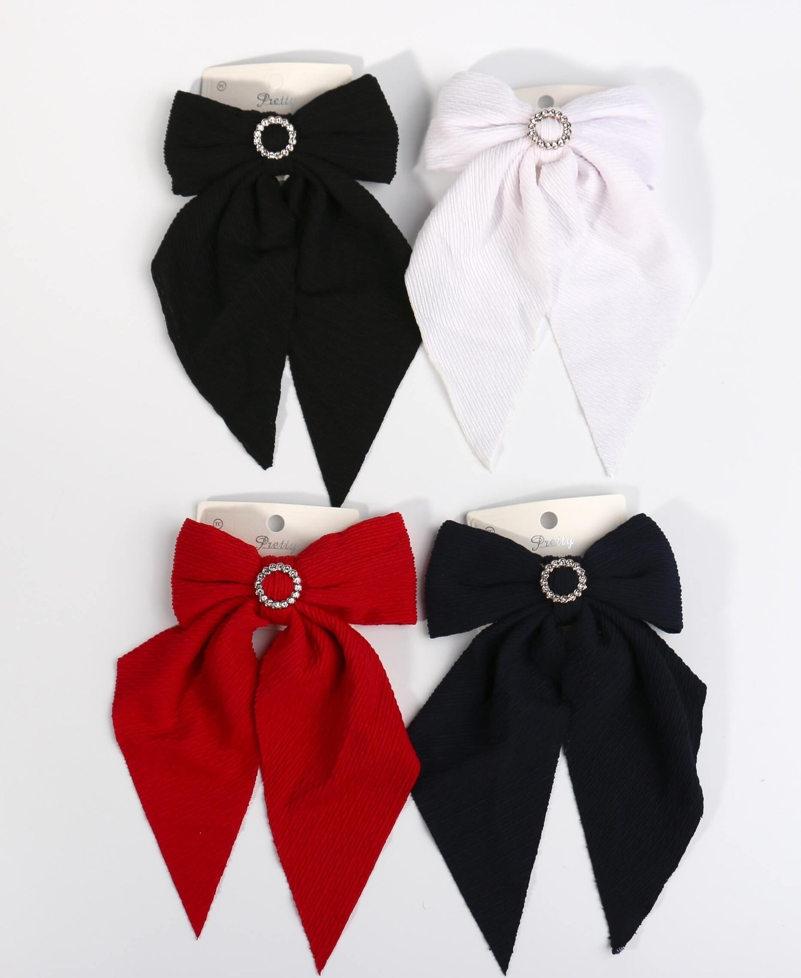 Fashion Long Strand Hairbows #NHS1931 (12PC)