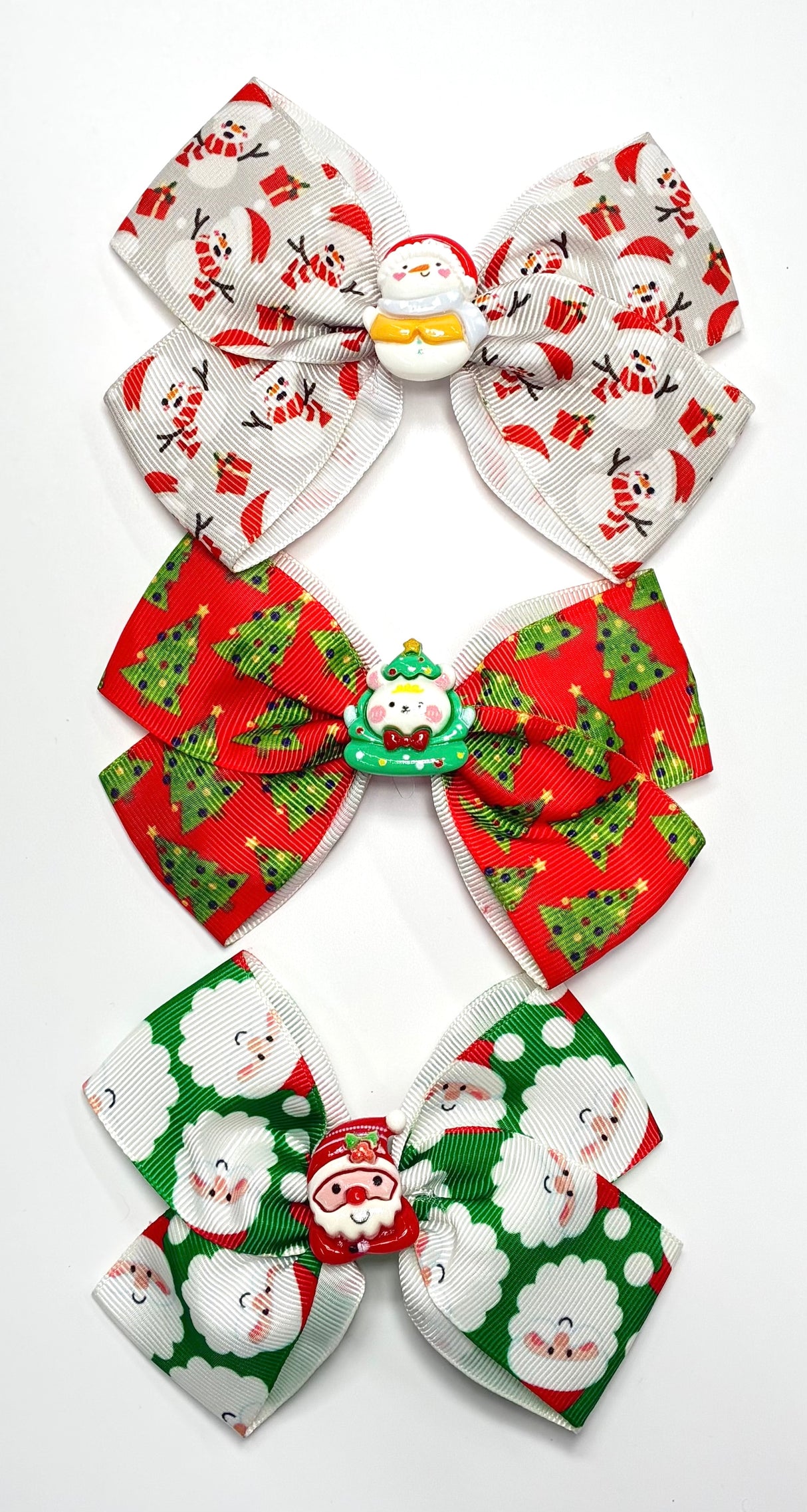 Fashion Christmas Design Small Hairbows #XHR2384 (2 Dozen)