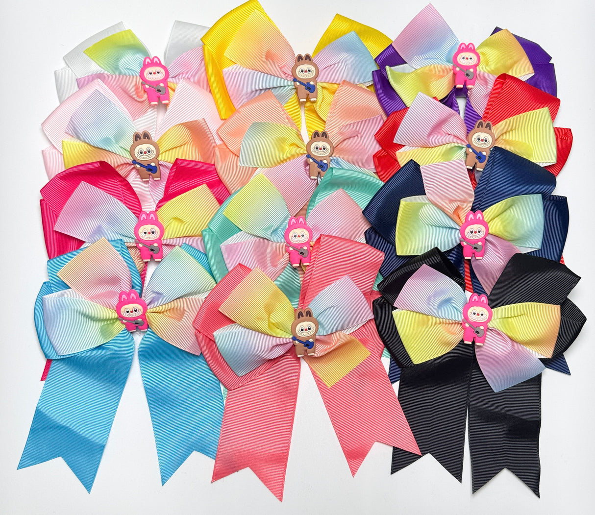 Fashion Little Monsters Cheer Bows #RBW1086R12 (12PC)