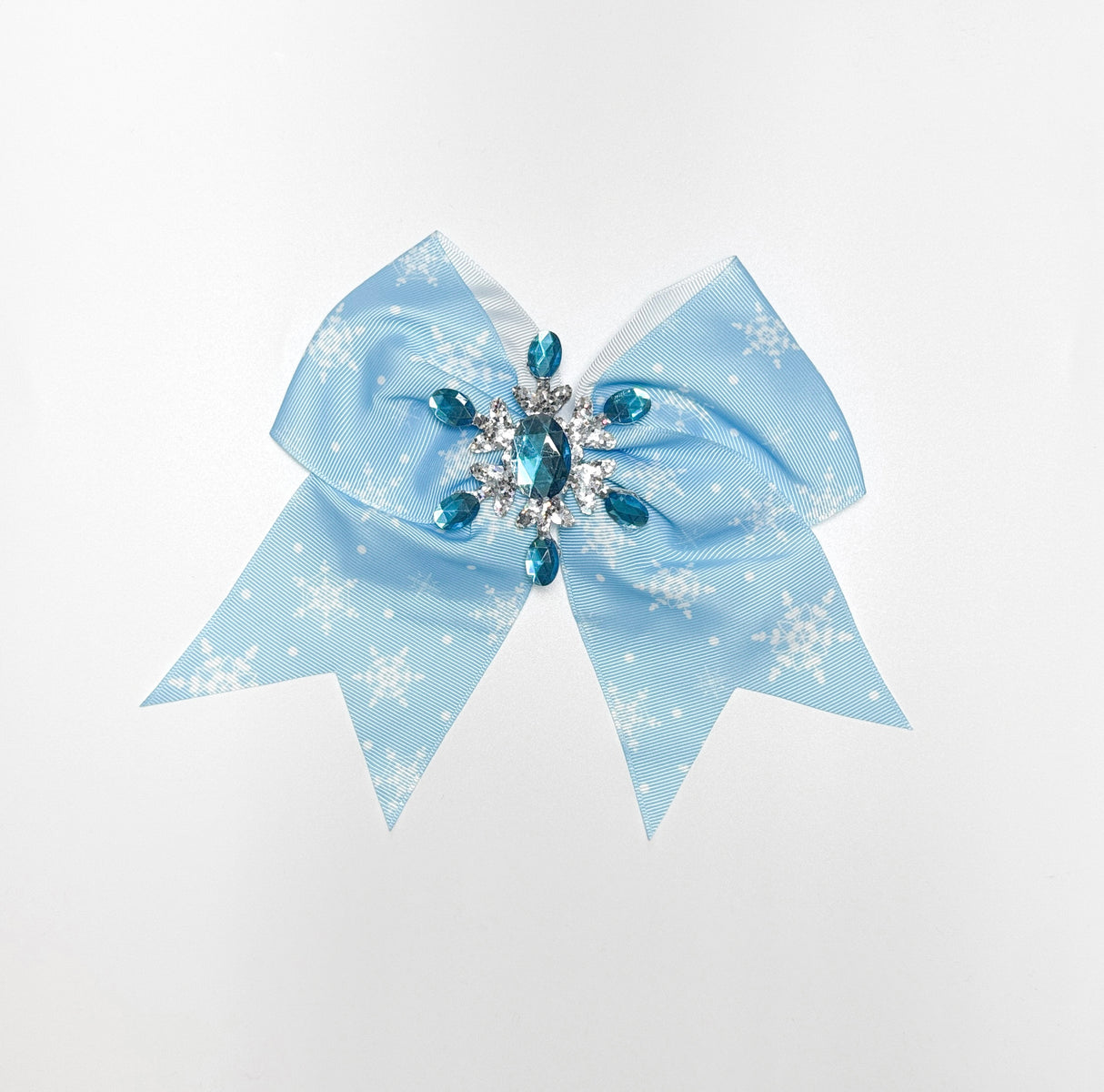Fashion Snowflake Cheer Bow #XHR2340 (12PC)