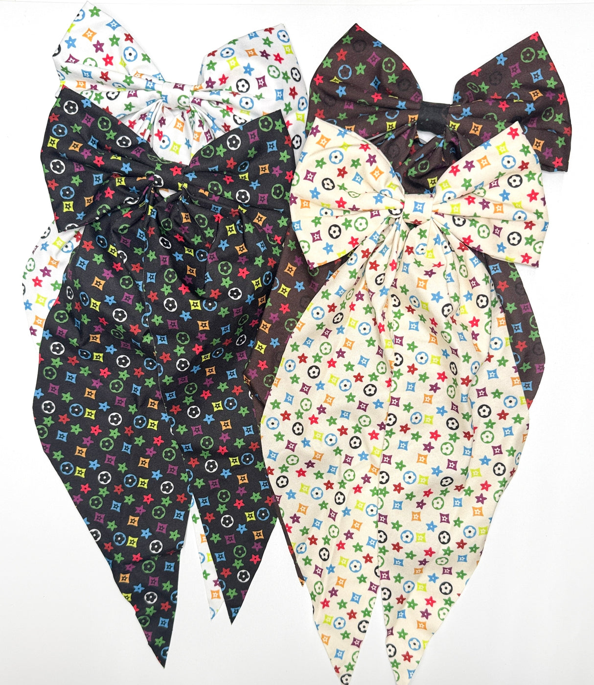 Fashion Design Long Tail Hairbows #RBW1173R (12PC)