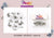 Fashion Gold / Silver Small Butterfly Hairclips #ELC2080 (12PC)