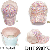 Fashion Rhinestone Hats #DHT690 - Multiple Colors (PC)