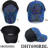 Fashion Rhinestone Hats #DHT690 - Multiple Colors (PC)