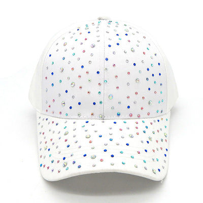 Fashion Hat W/ Rhinestone Design #LH3432 - Multiple Colors (PC)