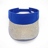 Fashion Visor Hat W/ Rhinestone Design #LH8162 - Multiple Colors (PC)