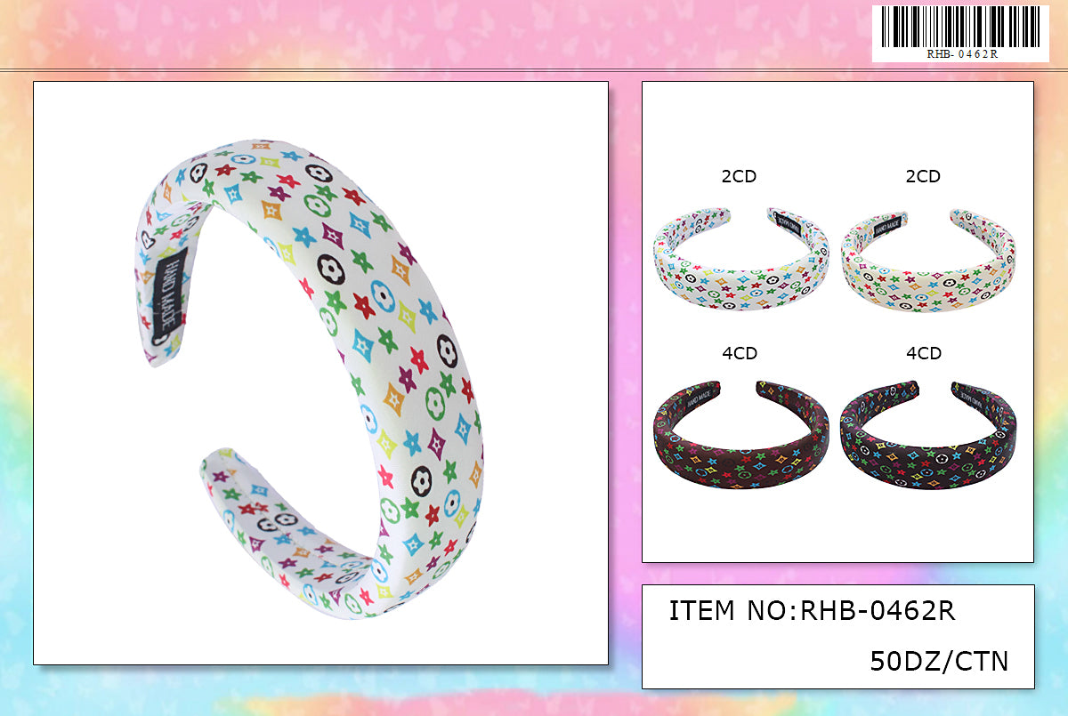 Fashion Design Headband #RHB-0462R (12PC)