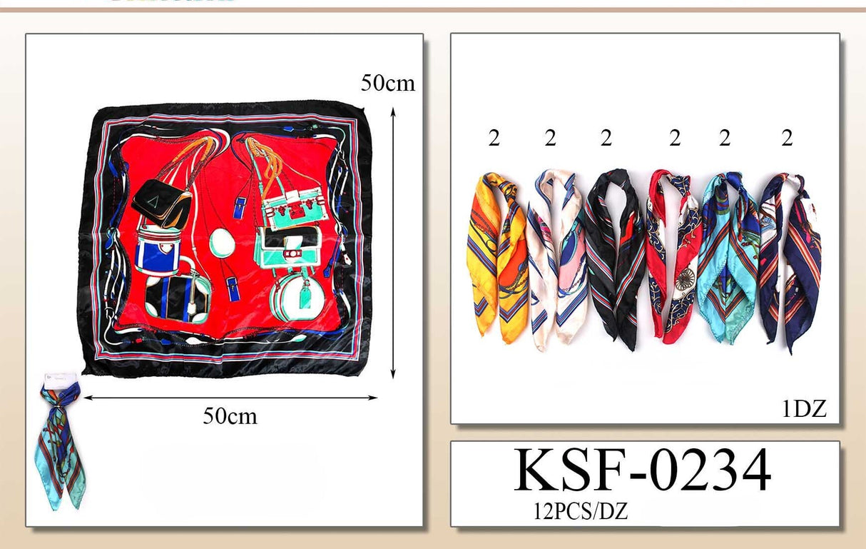 Fashion Designed Neck Scarf #KSF0234 (12PC)