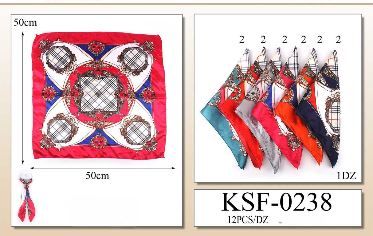 Fashion Designed Neck Scarf #KSF0238 (12PC)