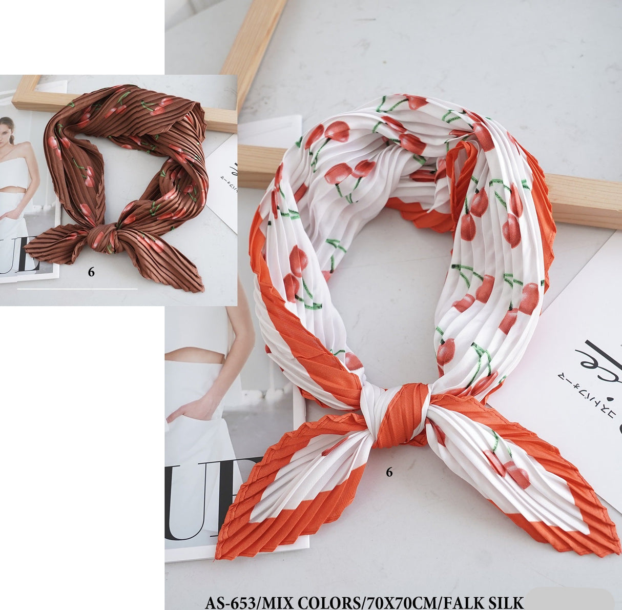 Fashion Neck Scarf #AS653MIX (12PC)