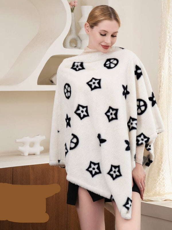 Winter Fashion Poncho Sweater #P6128 (PC) - YoungsGA.com