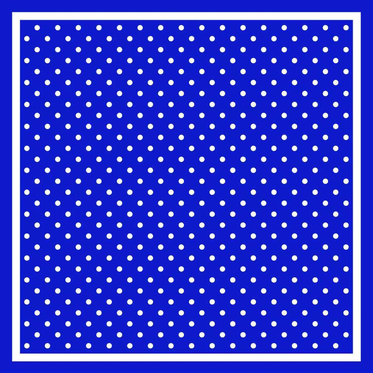 Fashion Polka Dot Design Scarf #GS1537BL Blue (PC)