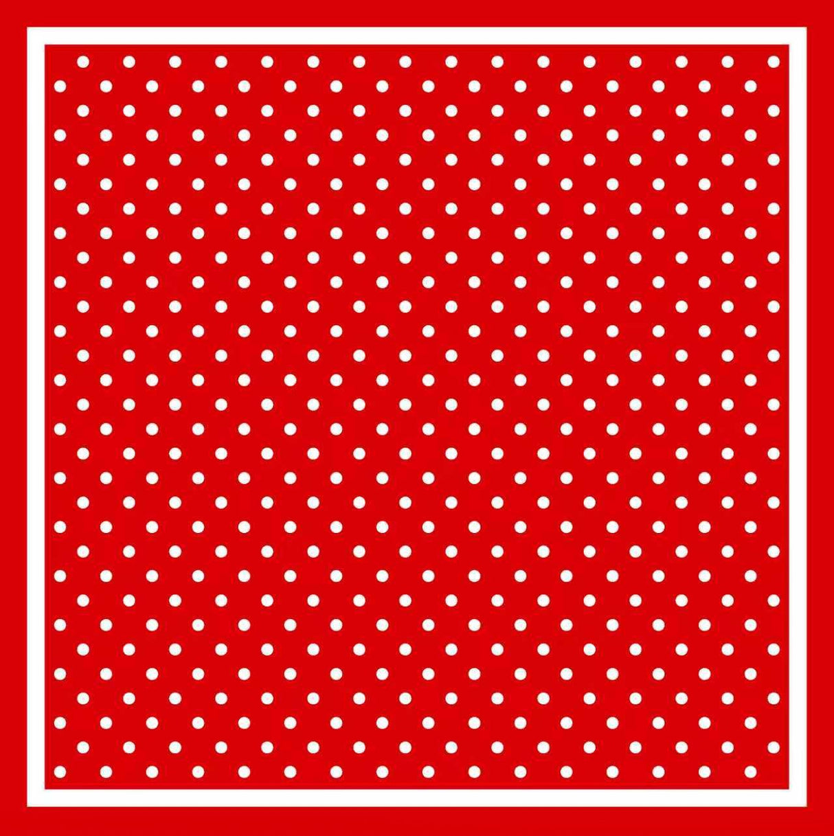 Fashion Polka Dot Design Scarf #GS1537RD Red (PC)