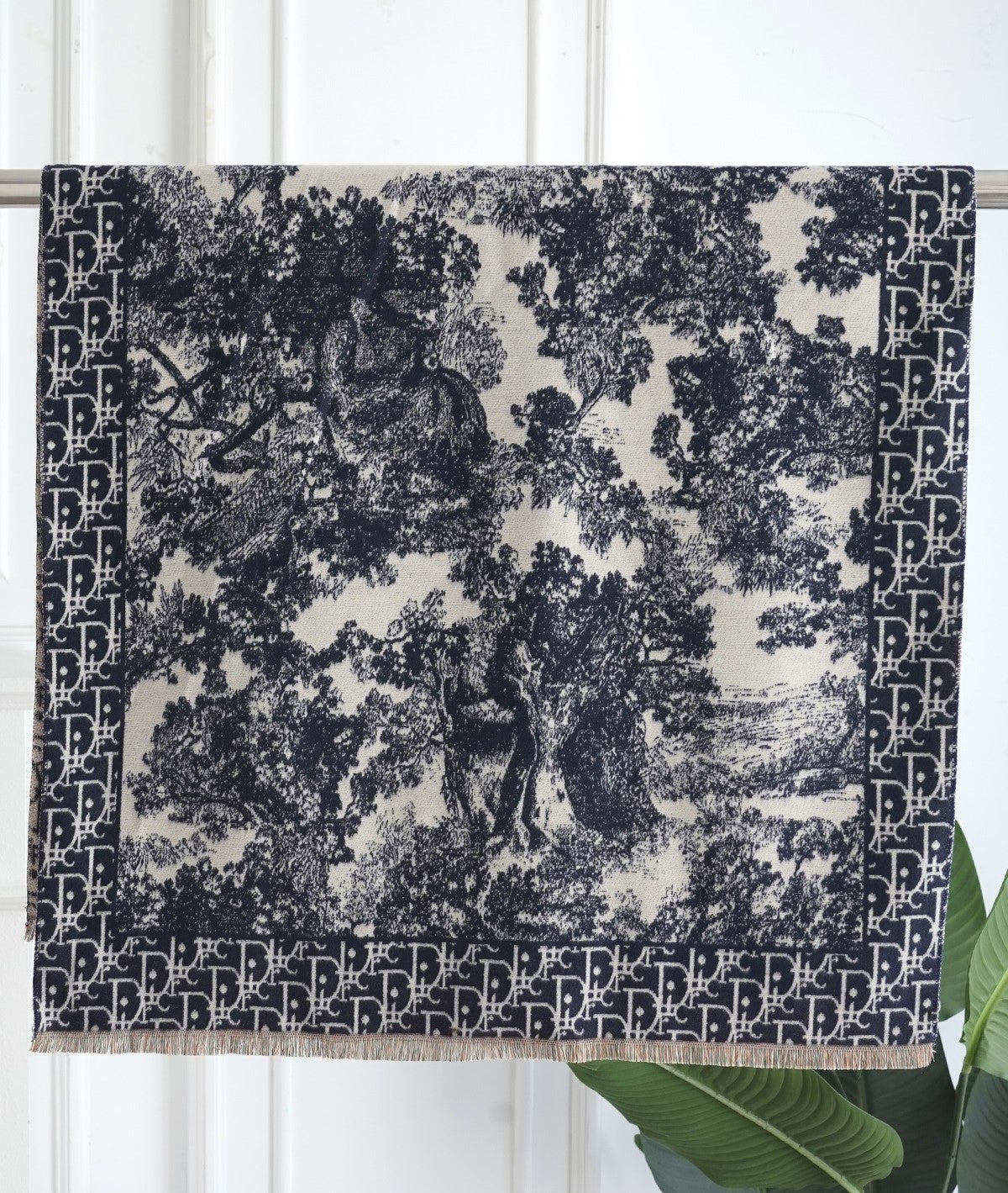 Fashion Design Shawls #AS621 Navy (PC)