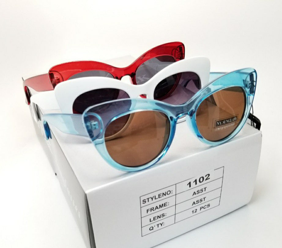 Wholesale Fashion Sunglasses #1102 (12PC)