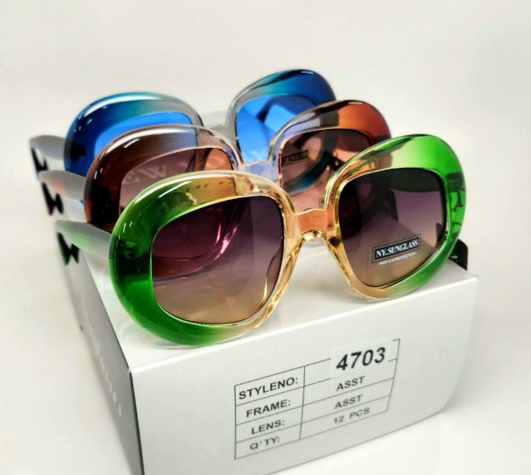 Wholesale Fashion Sunglasses #4703 (12PC)