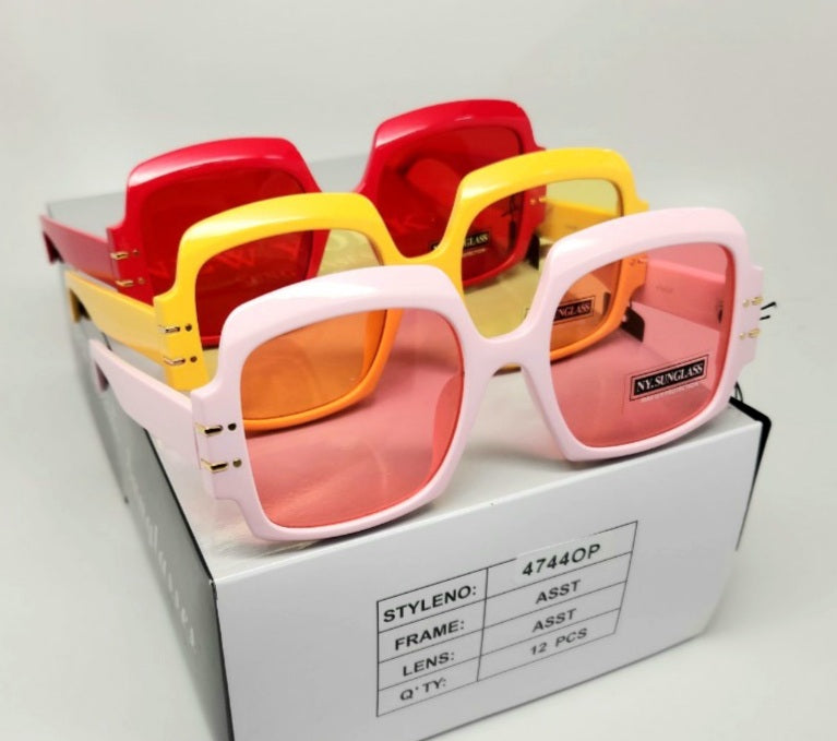 Wholesale Fashion Sunglasses #4744OP (12PC)