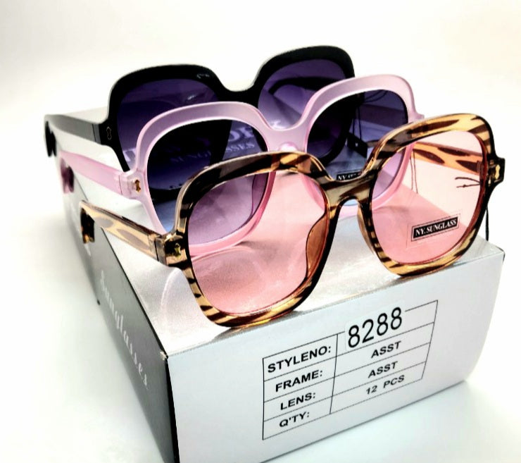 Wholesale Fashion Sunglasses #8288 (12PC)