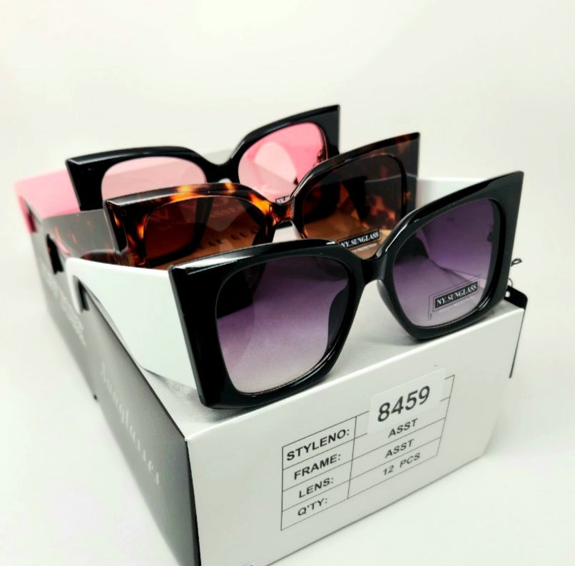 Wholesale Fashion Sunglasses #8459 (12PC)