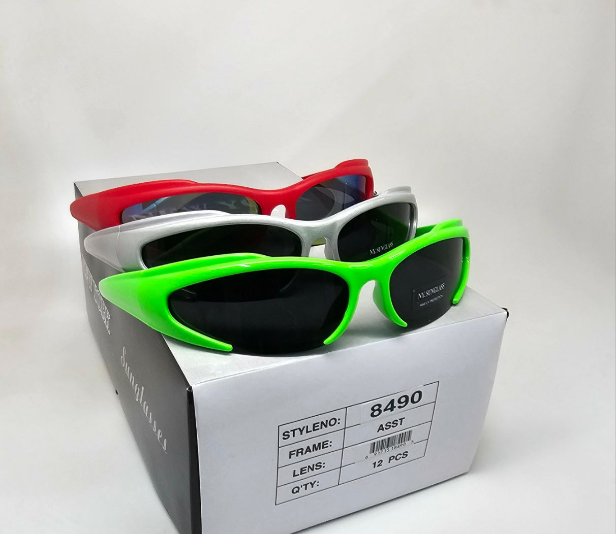 Wholesale Fashion Sunglasses #8490 (12PC)