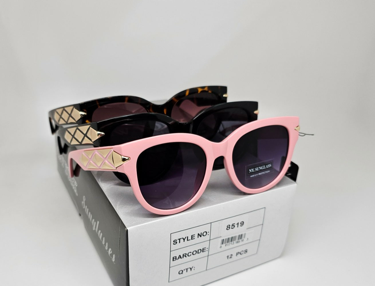 Wholesale Fashion Sunglasses #8519 (12PC)