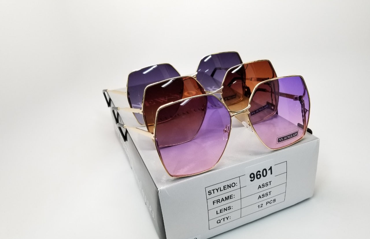 Wholesale Fashion Sunglasses #9601 (12PC)