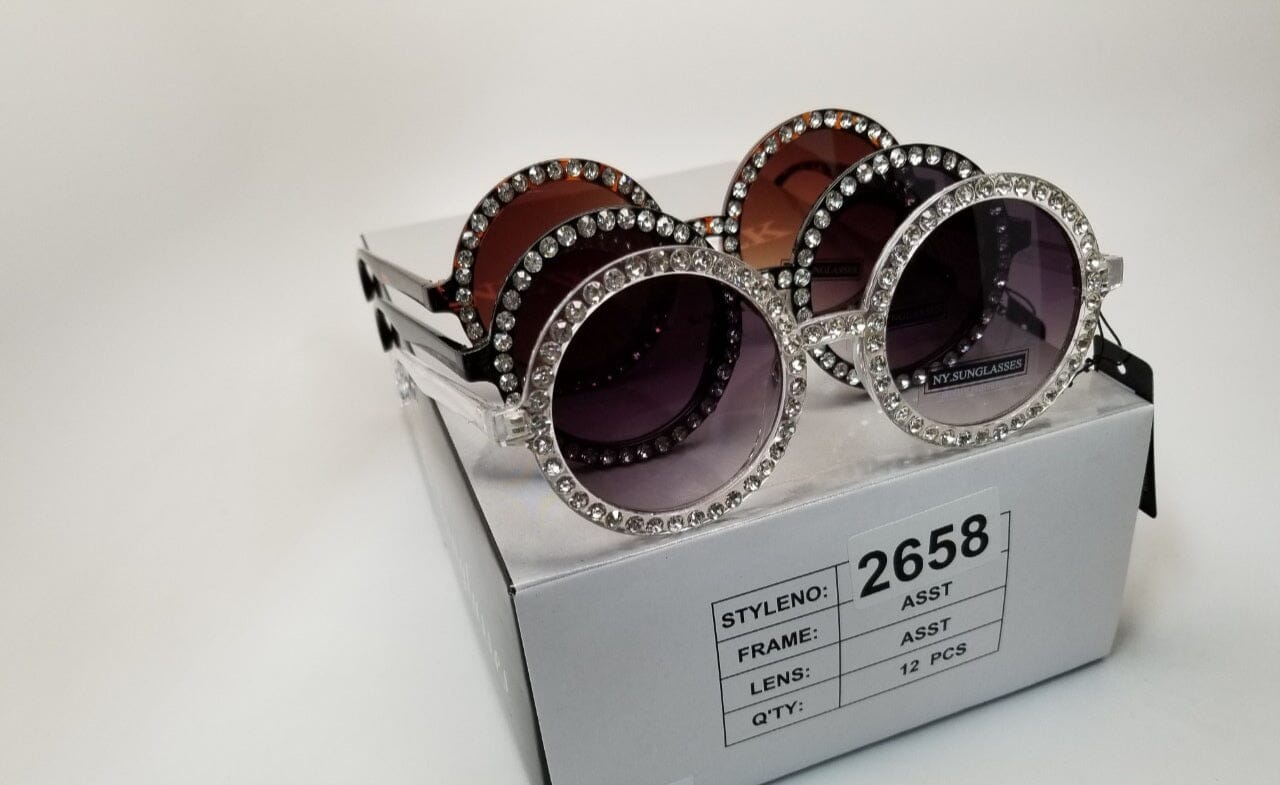 Wholesale Fashion Sunglasses #2658 (12PC)