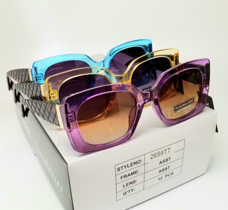 Wholesale Fashion Sunglasses #2659TT (12PC)