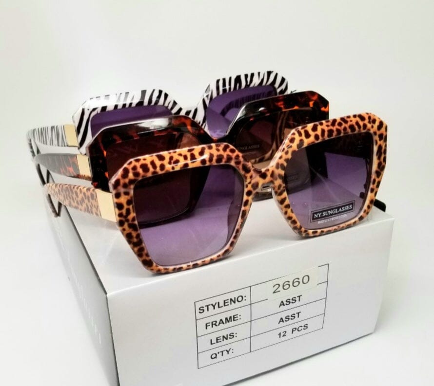 Wholesale Fashion Sunglasses #2660 (12PC)