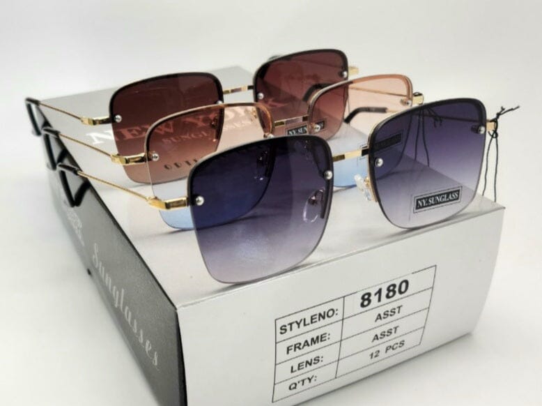 Wholesale Fashion Sunglasses #8180 (12PC)