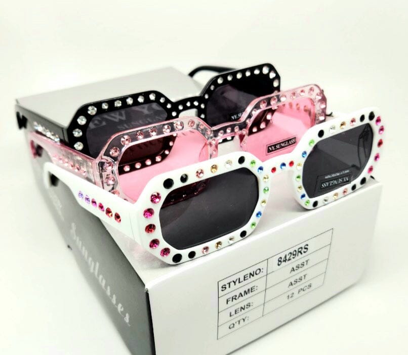 Wholesale Fashion Sunglasses #8429RS (12PC)