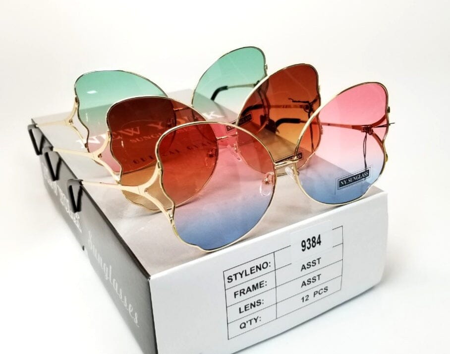 Wholesale Fashion Sunglasses #9384 (12PC)