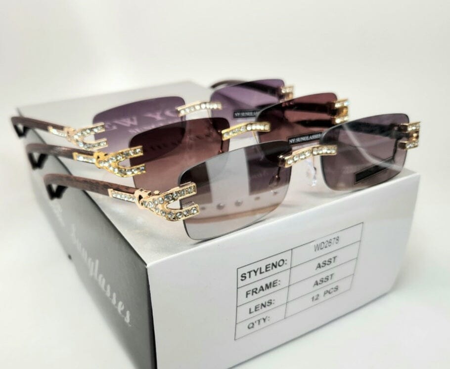 Wholesale Fashion Sunglasses #WD2678 (12PC)