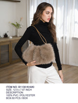 Fashion Fur Bag #B1138 - Multiple Colors (PC)