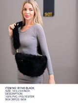 Fashion Fur Bag #B1145 - Multiple Colors (PC)
