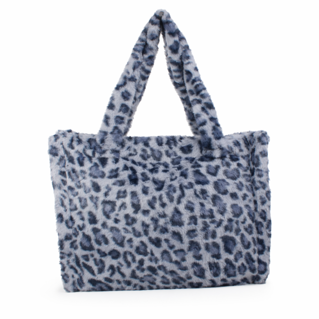 Fashion Fur Black Leopard Tote Bag #BFBAG-BLCHEETAH (PC)