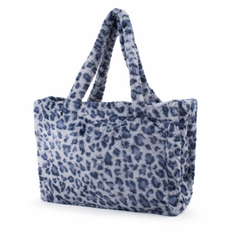 Fashion Fur Black Leopard Tote Bag #BFBAG-BLCHEETAH (PC)