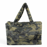 Fashion Fur Camo Green Tote Bag #BFBAG-CAMO (PC)