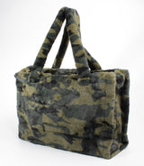 Fashion Fur Camo Green Tote Bag #BFBAG-CAMO (PC)