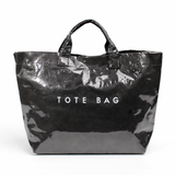 Fashion Gloss Black Tote Bag #PLTOTE-BLK (PC)