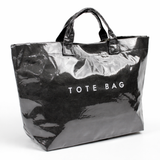 Fashion Gloss Black Tote Bag #PLTOTE-BLK (PC)