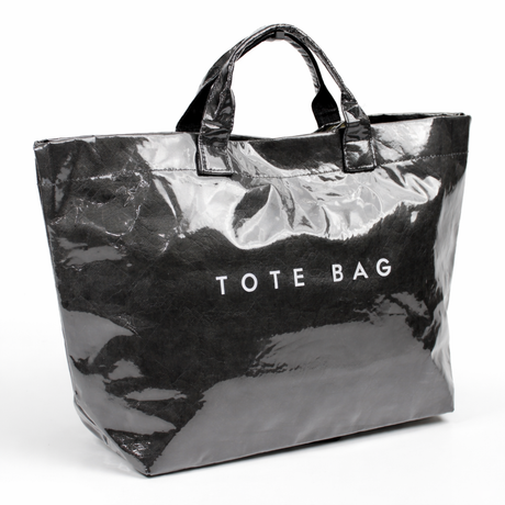 Fashion Gloss Black Tote Bag #PLTOTE-BLK (PC)