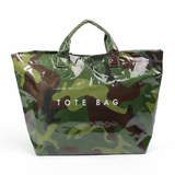 Fashion Gloss Camo Green Tote Bag #PLTOTE-CAM (PC)