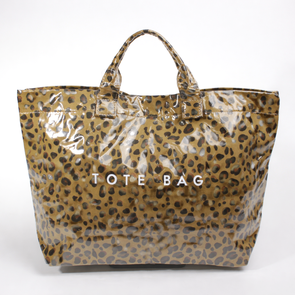 Fashion Gloss Leopard Print Tote Bag #PLTOTE-SLV (PC)