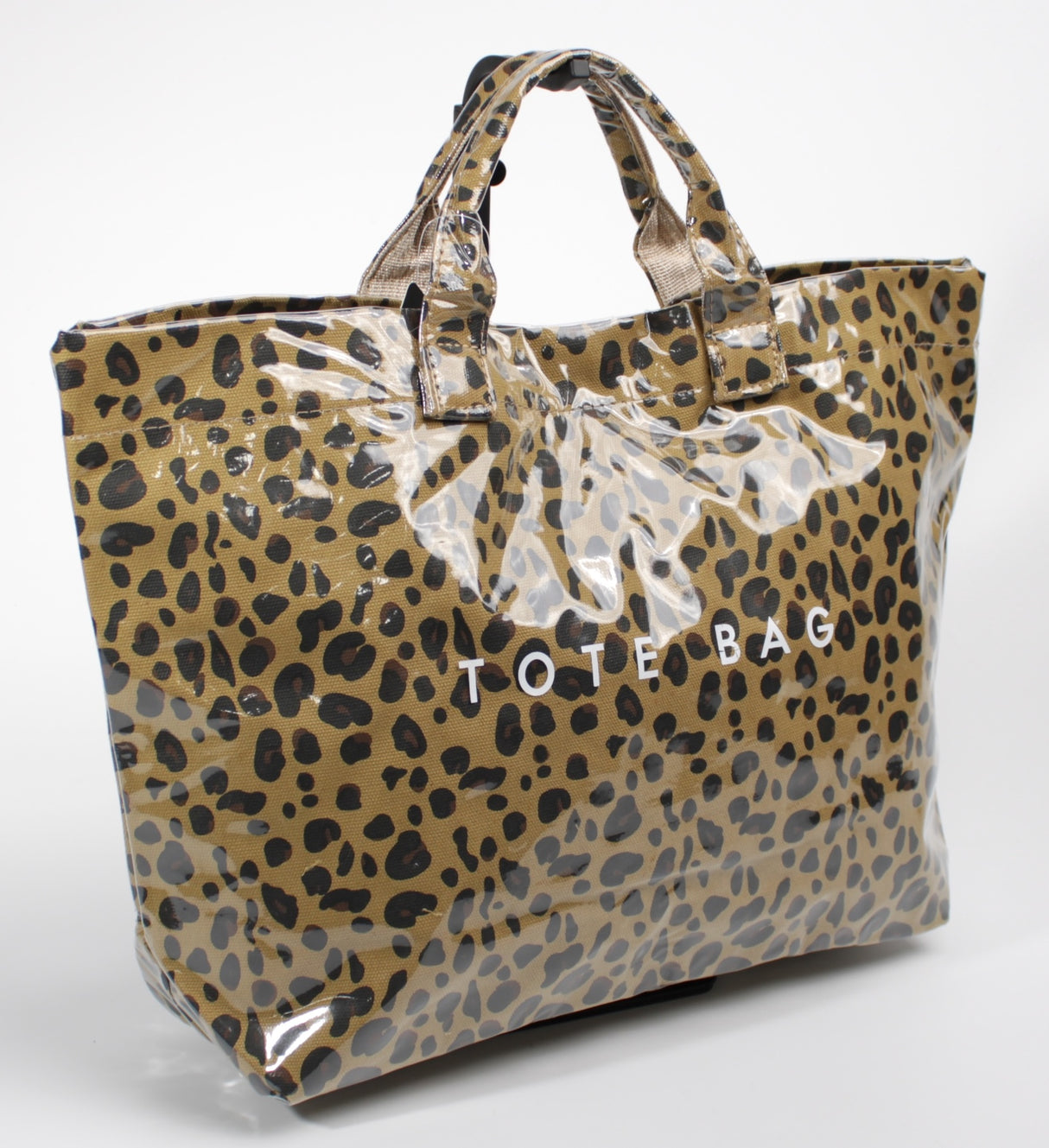 Fashion Gloss Leopard Print Tote Bag #PLTOTE-SLV (PC)